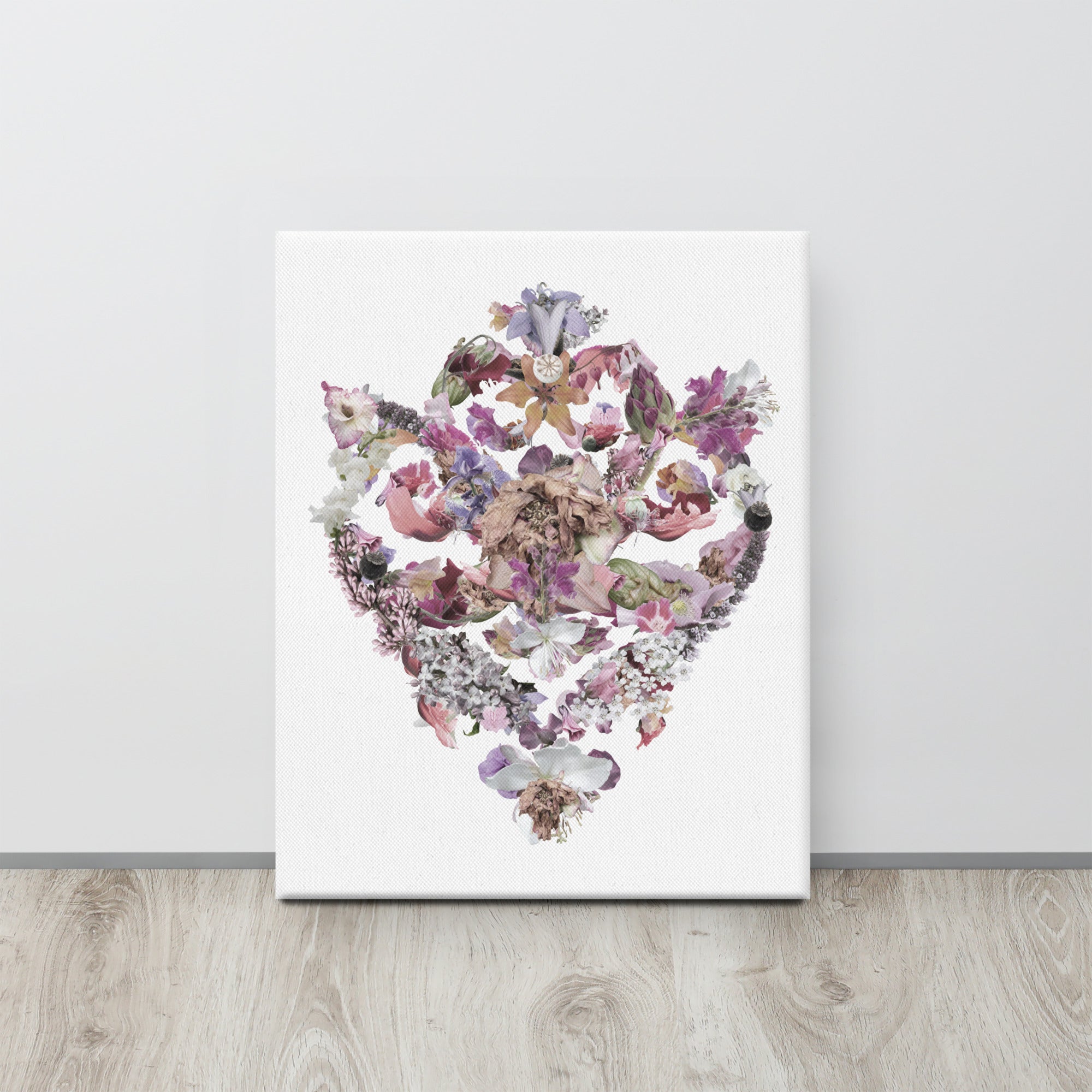 Baroque Bouquet - Canvastryck med blomstrande barockornament - Bloomzt