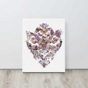 Baroque Bouquet - Canvastryck med blomstrande barockornament - Bloomzt